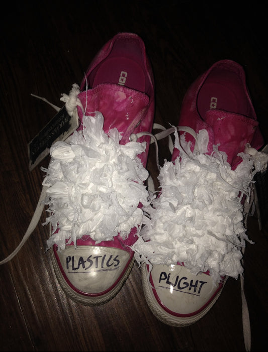 B. Set’s “Plastics and Plight” Sneakers (M10/ W12)